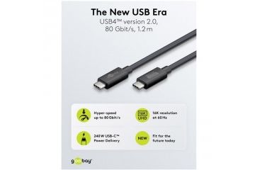 adapterji Goobay GOOBAY USB-C 240W USB4...